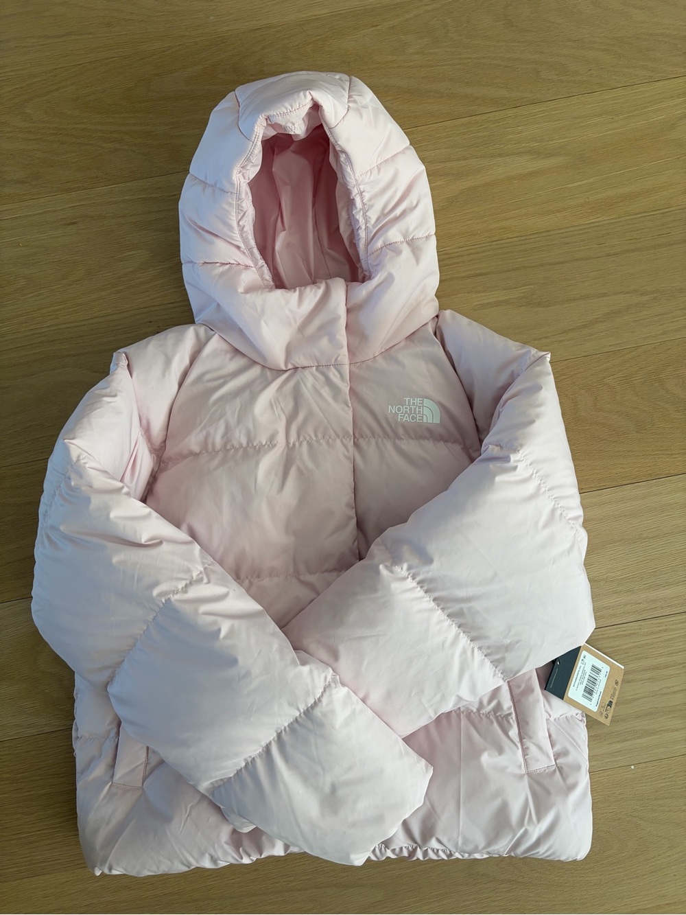 The North Face Pale Blossom Hooded Down Jacket XXL (18-20)